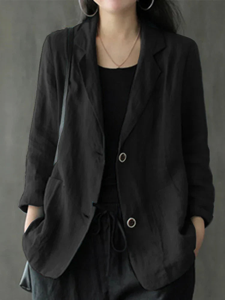 Ebba - Freizeitjacke mit Knöpfen für Frauen