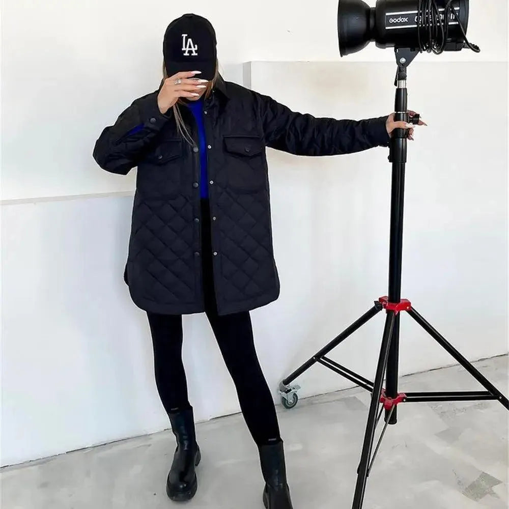 Steppjacke - Stylisch - Knopfverschluss, geräumige Taschen - Ideal für den Herbst