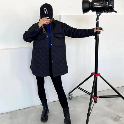 Steppjacke - Stylisch - Knopfverschluss, geräumige Taschen - Ideal für den Herbst