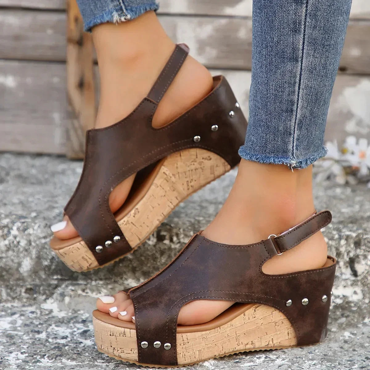 Manuela® | Orthopädische Damen-Sandalen aus Leder