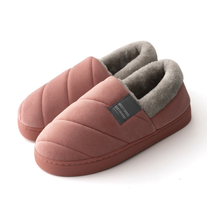 Winter Warme Pelzpantoffeln Bequem