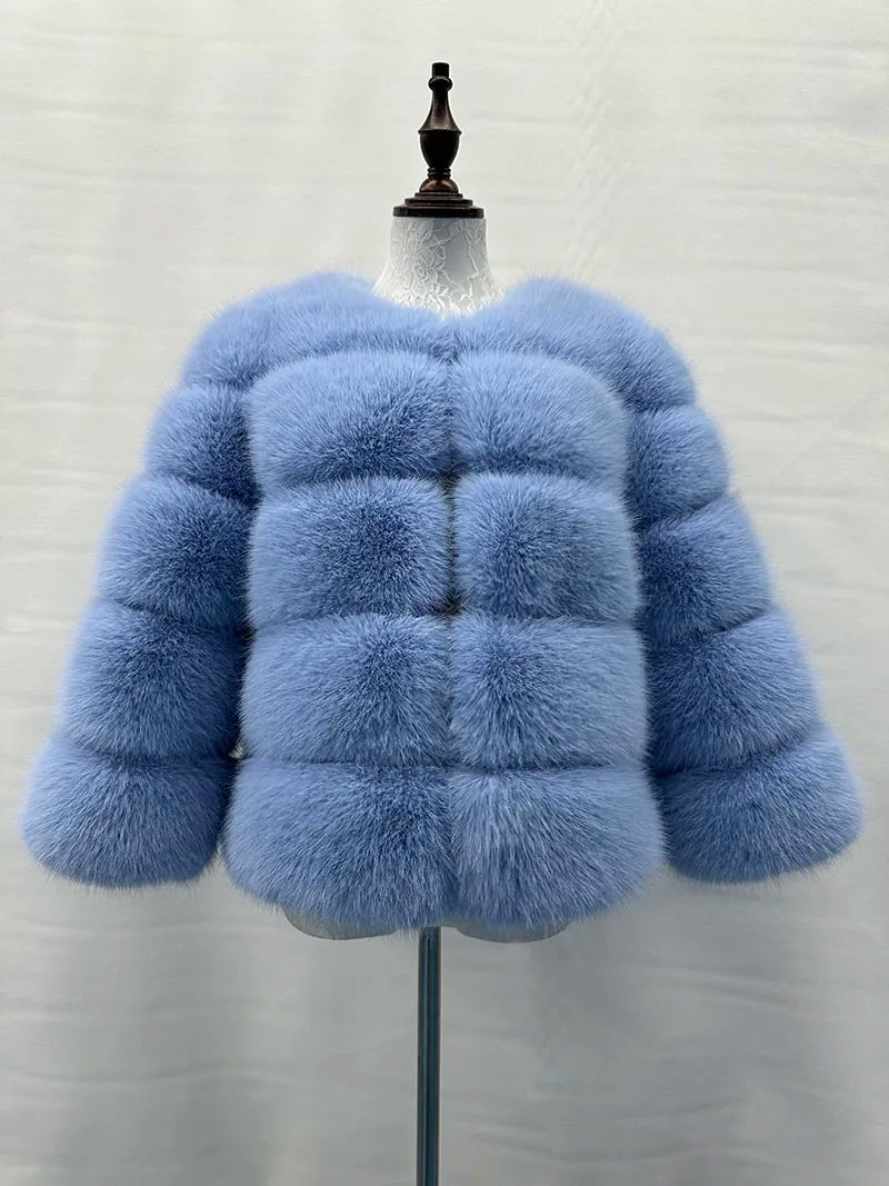 Eleganter Pelzmantel für Damen