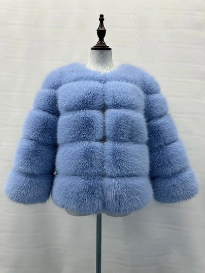 Eleganter Pelzmantel für Damen