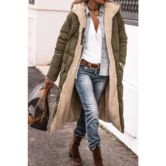 Emerald™ | Kuschelige Daunenjacke mit Lammfellfutter