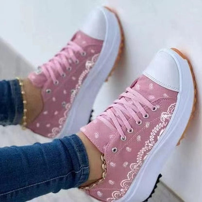 Schlupf-Sneaker Schnürer Plateauschuhe