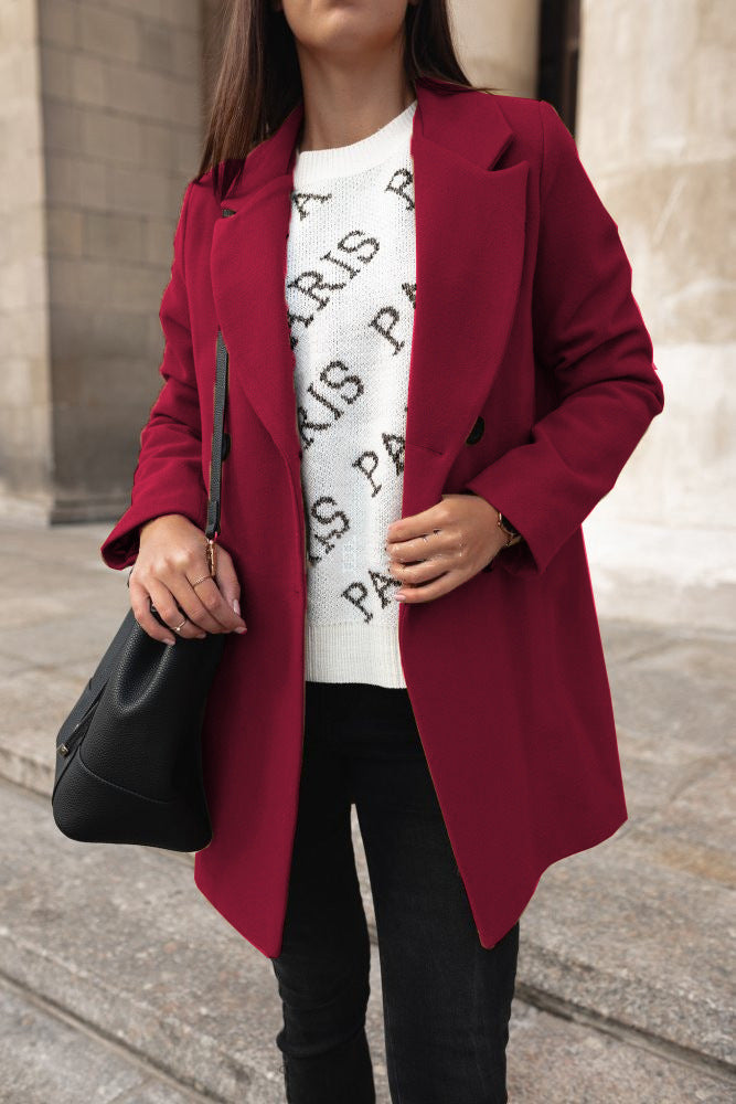 Liora - Klassische Rollkragenjacke für Frauen
