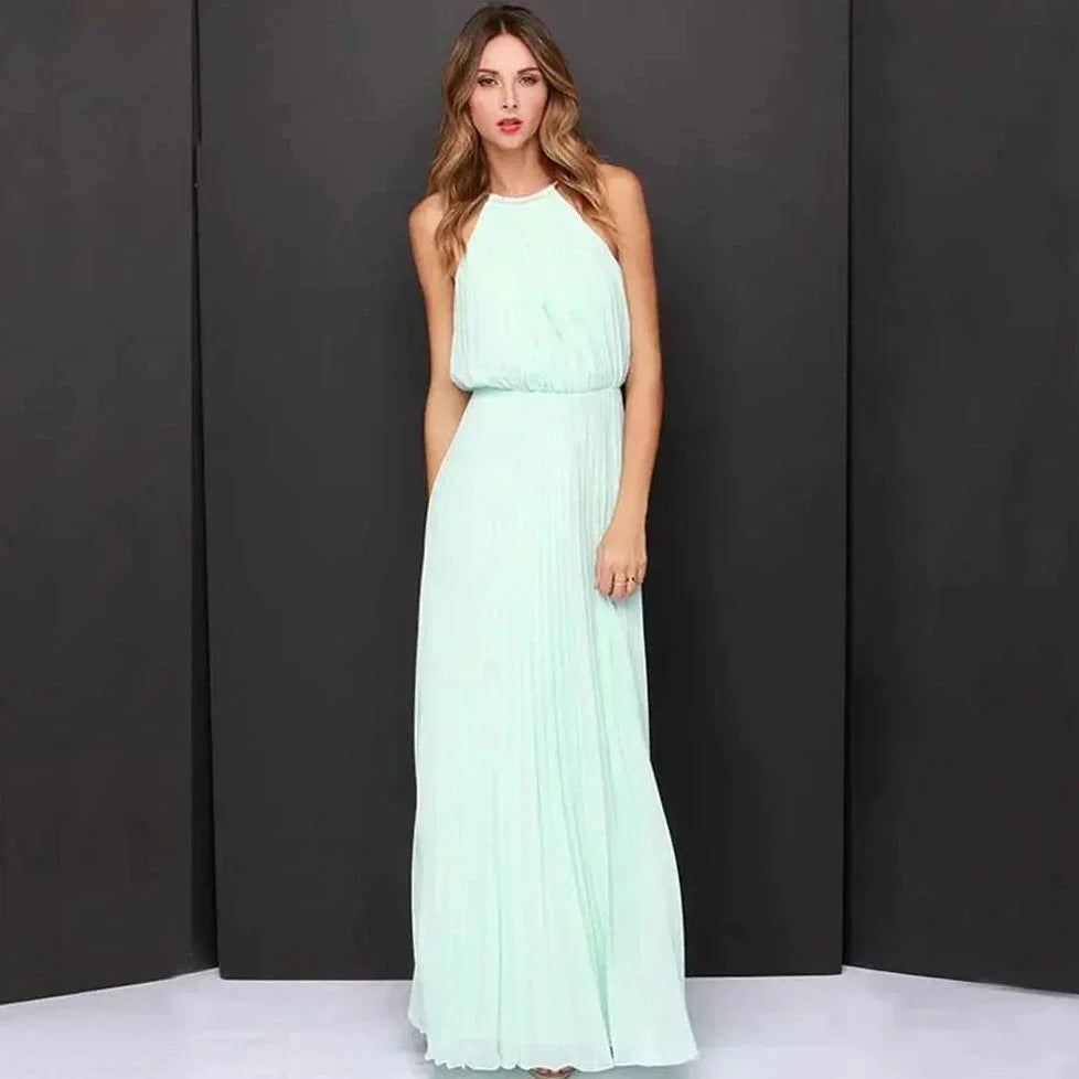 Frances - ärmelloses Kleid mit Neckholder