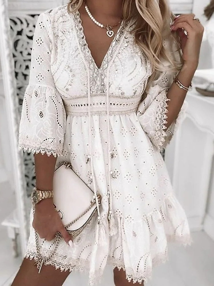 Isabel | Bohème-Kleid im Ibiza-Stil