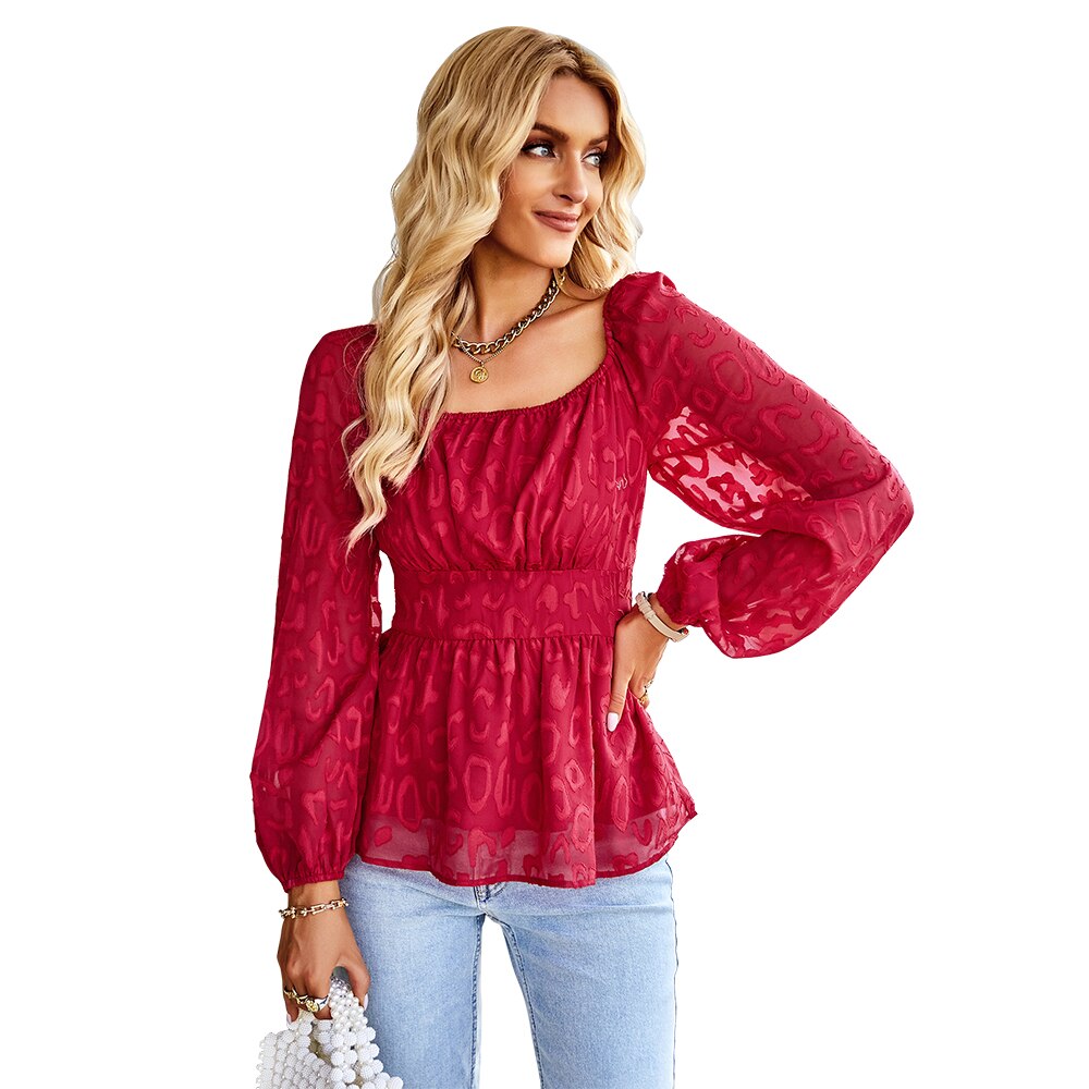 CharliesShirt I Bluse mit Puffärmeln für Frauen
