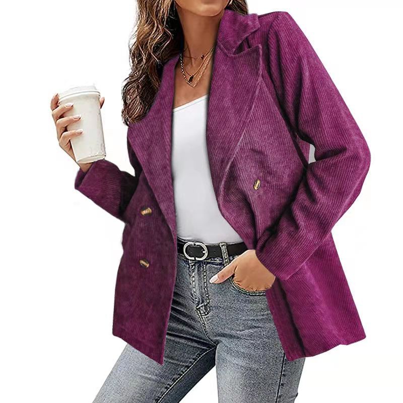 VioletBlazer I Einfarbiger Blazer für Frauen