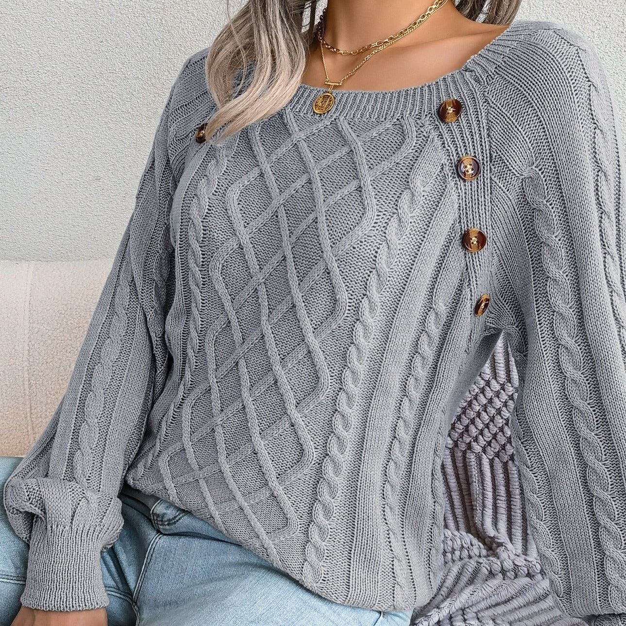 ADELINDA - Modischer Strickpulli für Damen