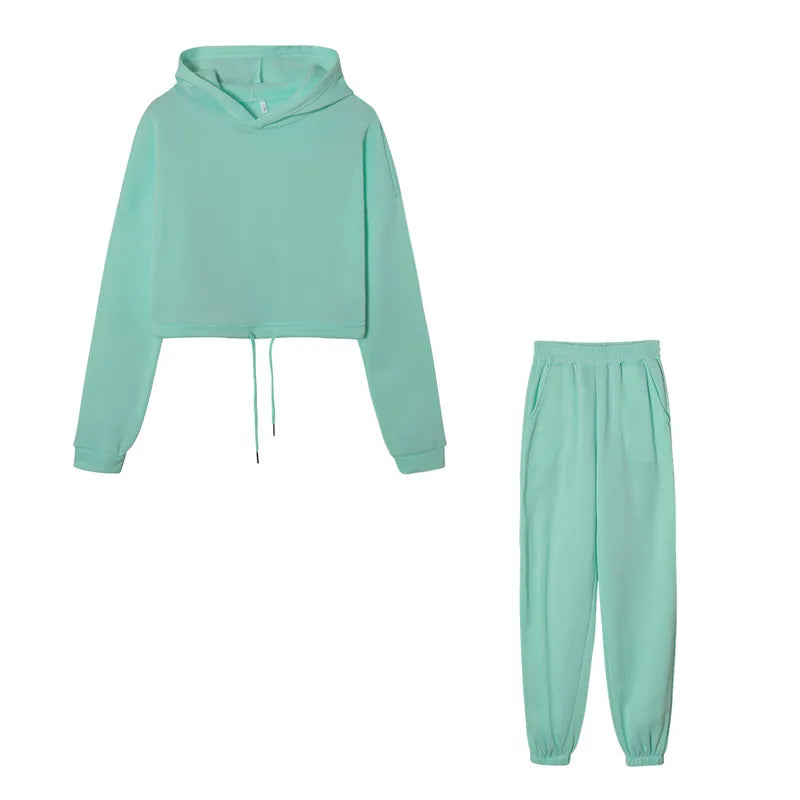 Demi Cropped Trainigspak | Modisch & Gemütlich