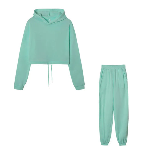 Demi Cropped Trainigspak | Modisch & Gemütlich