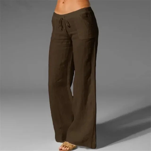 Élise - bequeme, weite Hose mit Kordelzug