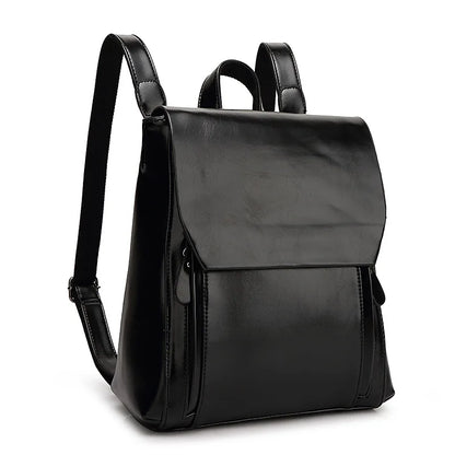 Carmine | Eleganter Laptop-Rucksack aus PU-Leder - gepolstert & praktisch