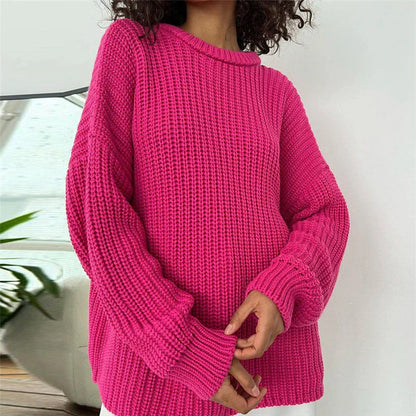 Lora - Eleganter Herbstpullover aus Rippstrick für Frauen