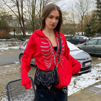SkeletonHoodie™: Kapuzenpulli für Frauen