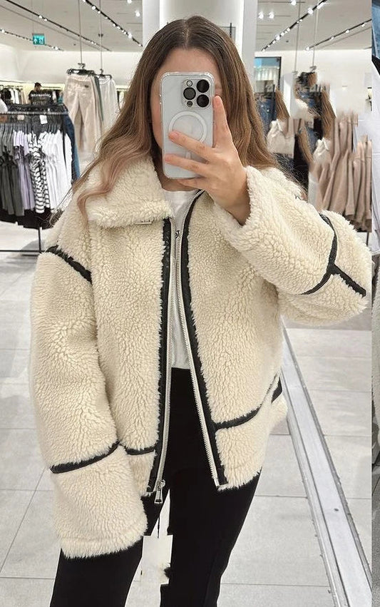 Iyanna - Vintage-Jacke mit Stehkragen