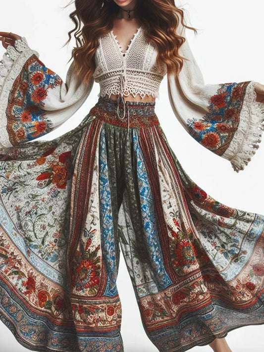 Elegante Boho-Hose für Frauen