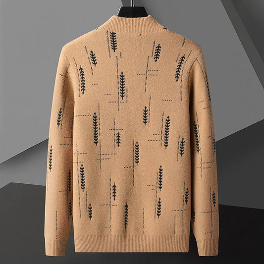 Strickjacke mit originellem Jacquardmuster