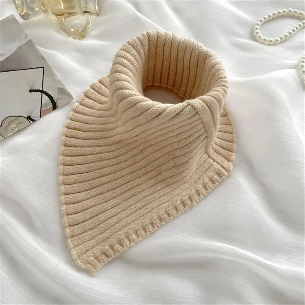 Winter winddicht gestrickter Fake-Kragen für Frauen