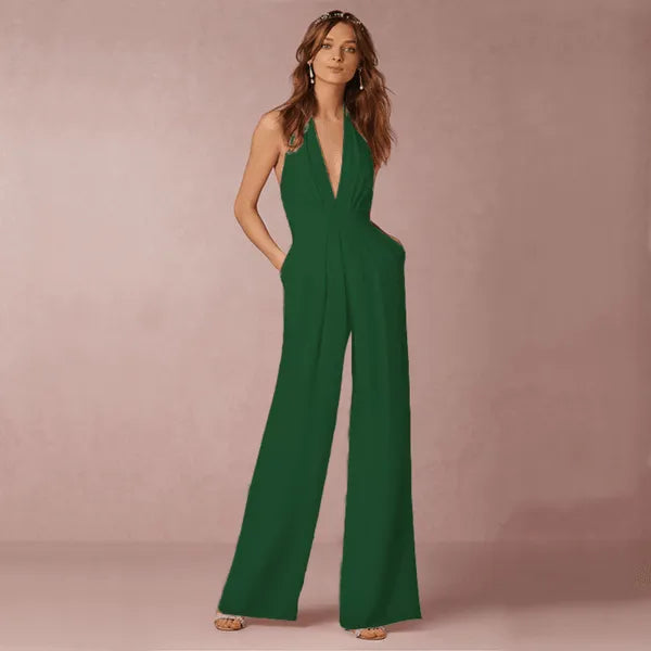 Weiter Jumpsuit - Lässiger Stil - Hochwertige Materialien - Perfekt für jeden Tag