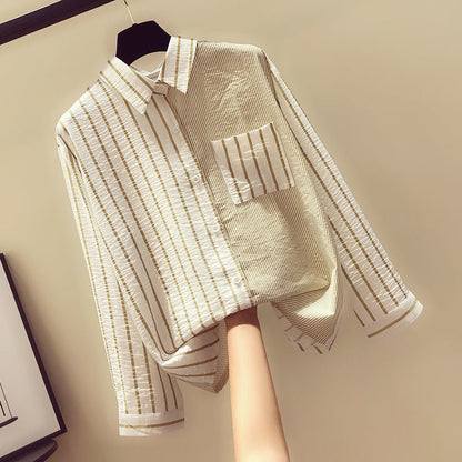 AnasBlouse I Bluse mit Nadelstreifen für Frauen