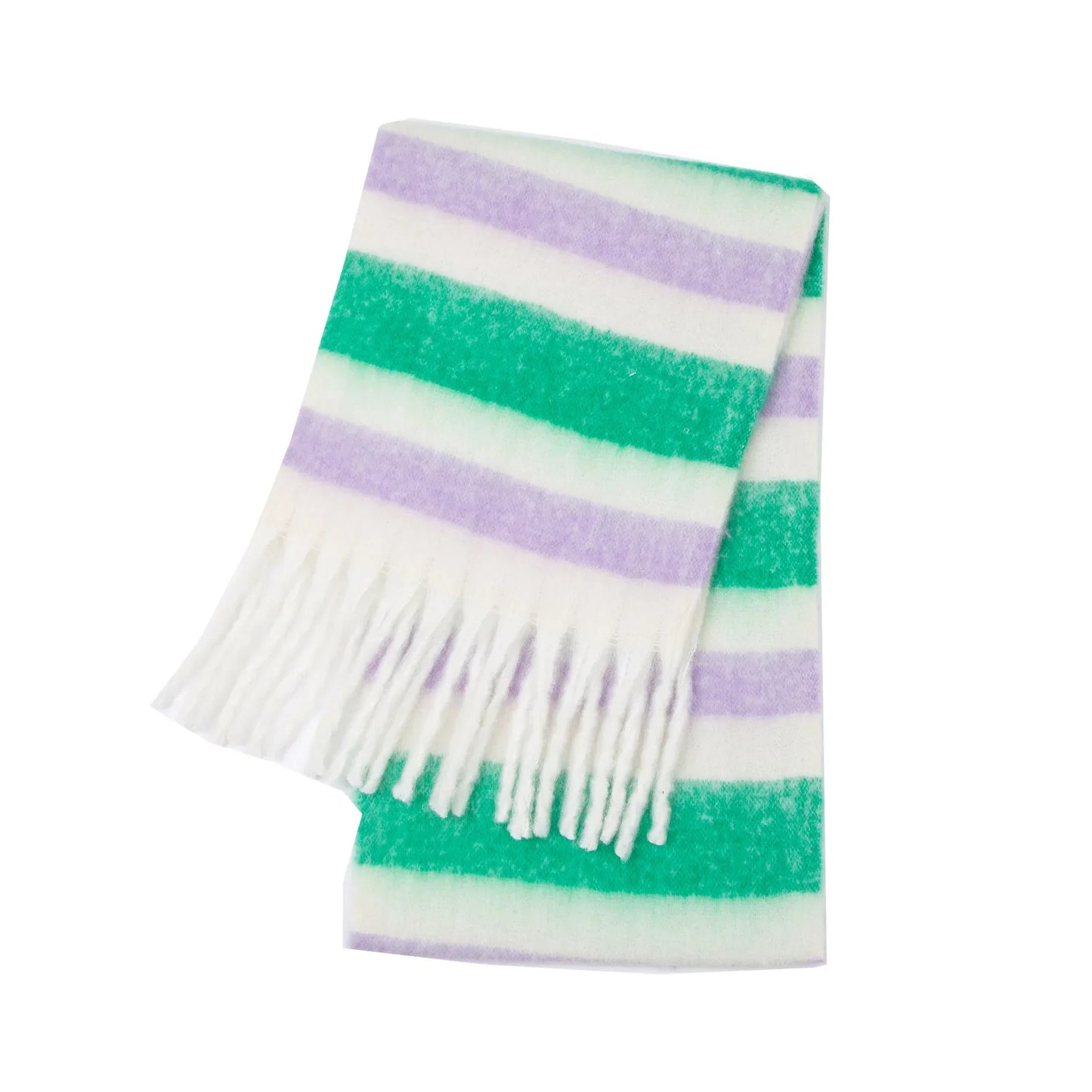 Scarvello | Dicker warmer gestreifter Winterschal