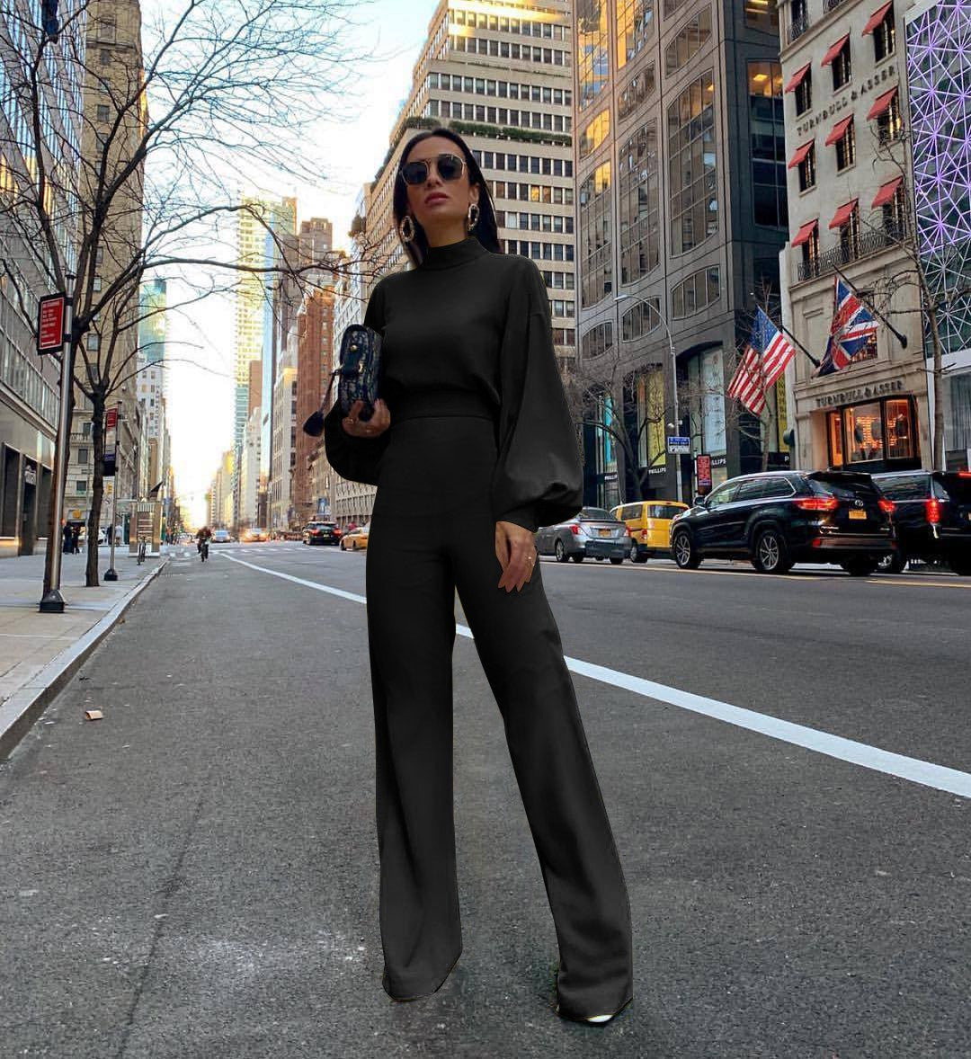 Schicker Rollkragen-Jumpsuit - Sacha