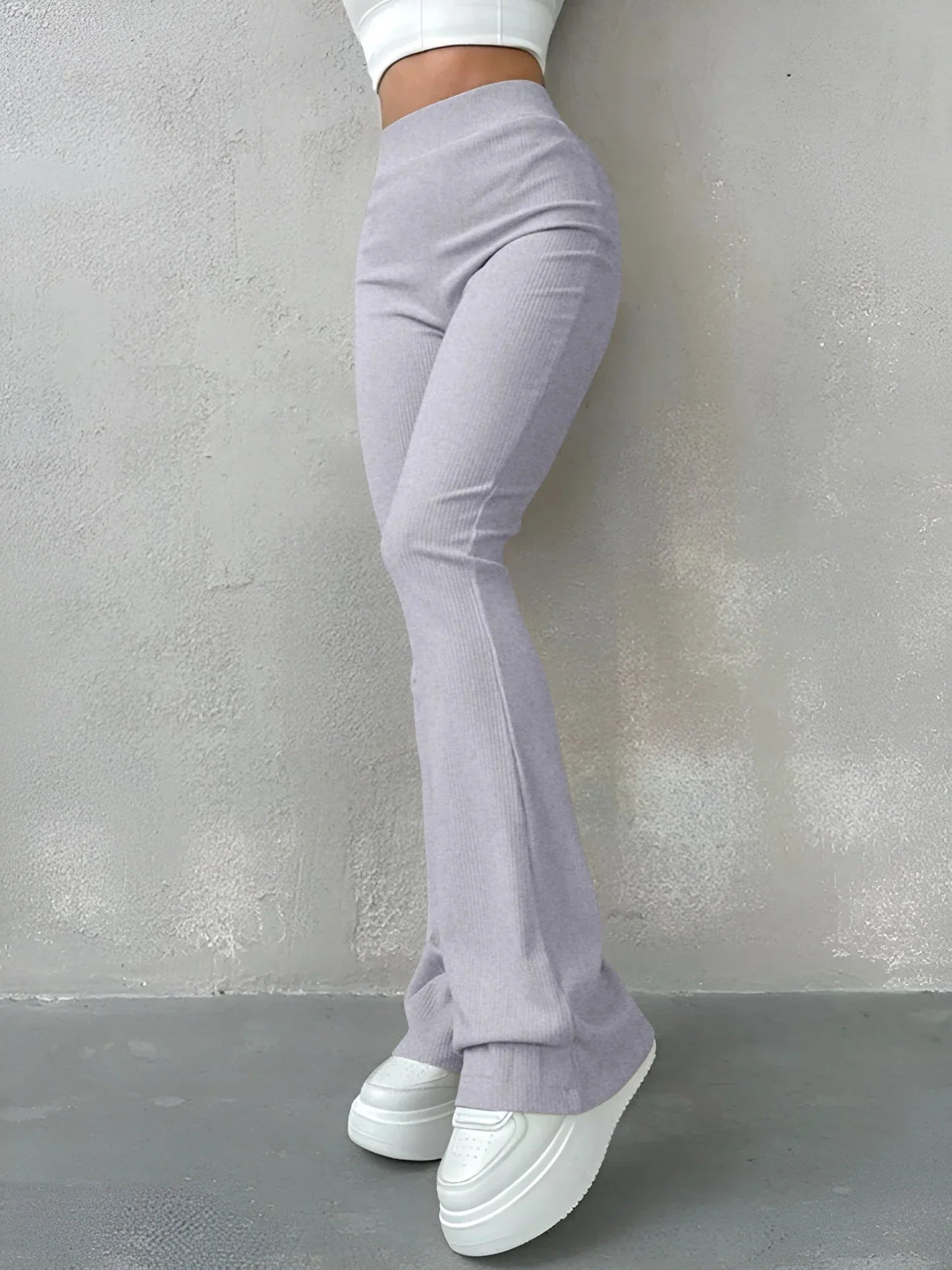 Nina - Gerippte Hochbundhose für Frauen