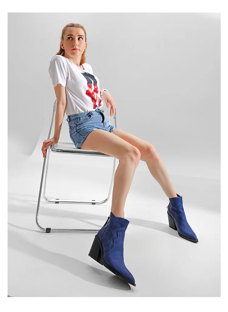 Modische dicke Stiefeletten - Catrin