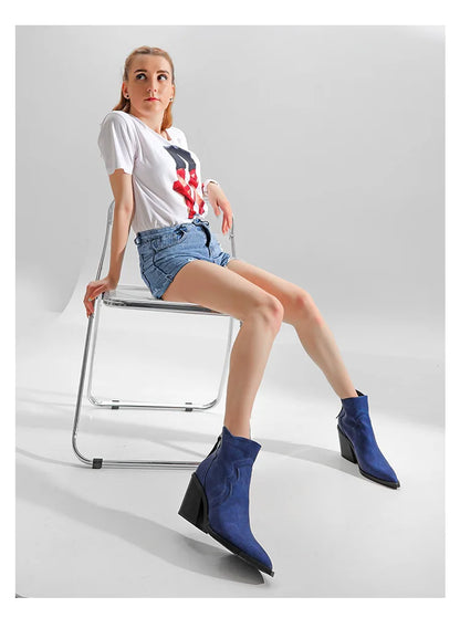 Modische dicke Stiefeletten - Catrin