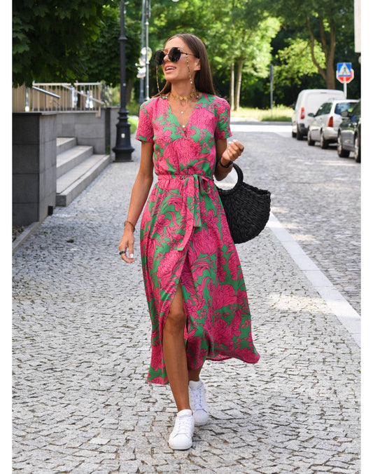 Elegantes Wickelkleid