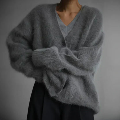 Perry™ - Großformatiger Strickpullover in Kaschmir-Optik