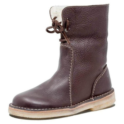 Wasserdichte Stiefel mit Wollfütterung