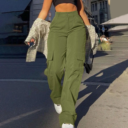 Clara - Cargohose mit hoher Taille für Frauen