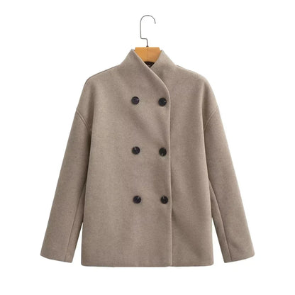 Allie - Kuschelige Kragenjacke