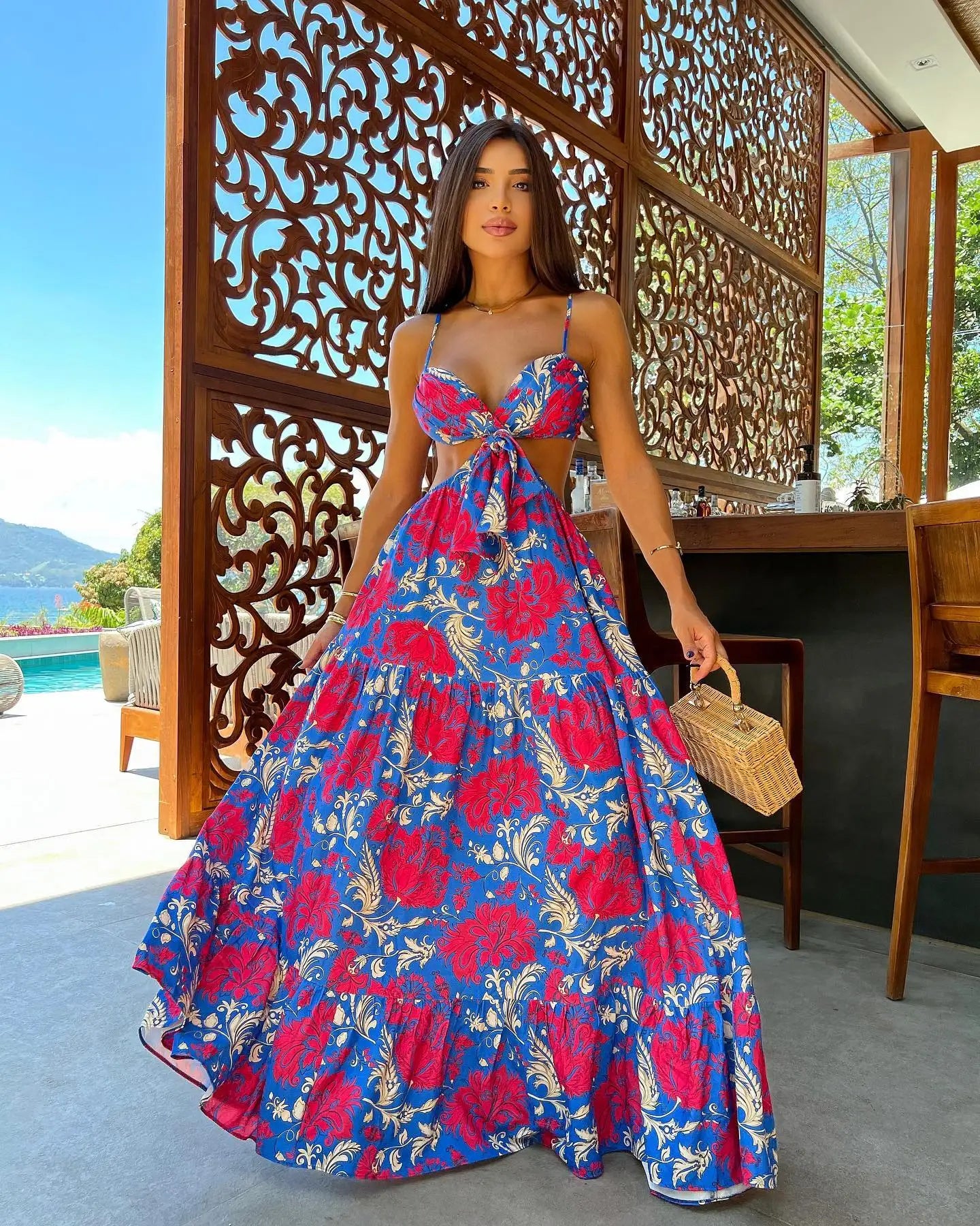 Vera - Kleid mit Blumendruck für Frauen