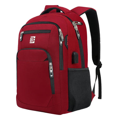 Bony | Slim Business Laptop-Rucksack für Reisen und Wandern mit USB-Anschluss
