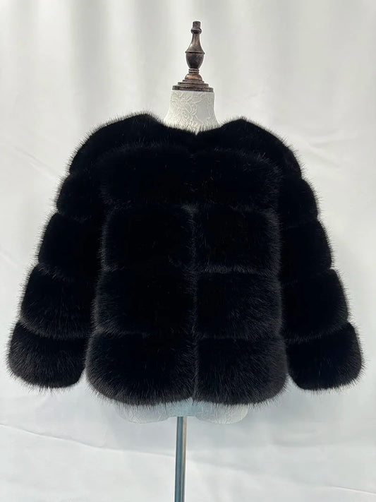 Eleganter Pelzmantel für Damen