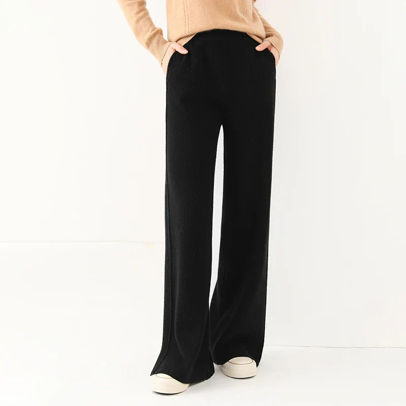 Emma | Weite Hosen | Komfort und Stil | Luxuriöse Wollmischung