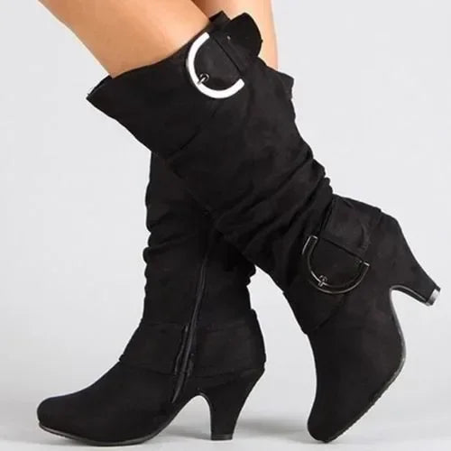 Elegante Damen-Stiefeletten für Herbst und Frühling, mit originellem Design für leuchtende Auftritte