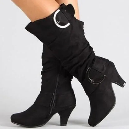 Elegante Damen-Stiefeletten für Herbst und Frühling, mit originellem Design für leuchtende Auftritte