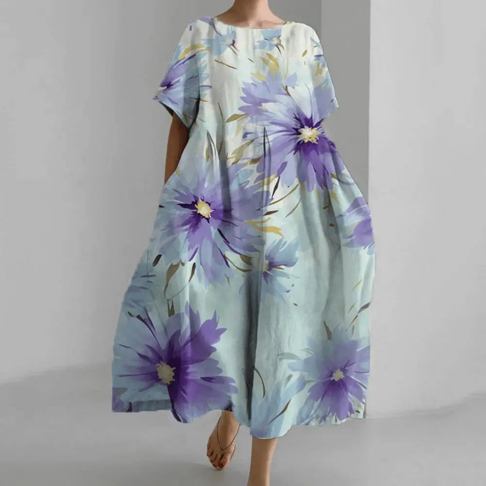 Amelia - Midikleid mit floralem Muster
