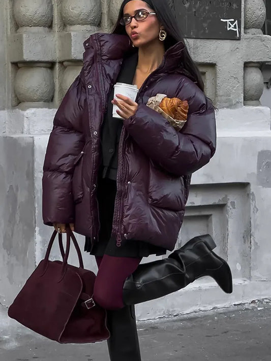 Paislee - warme, flauschige Daunenjacke
