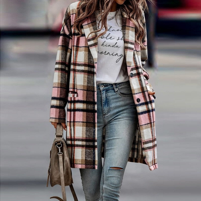BethanysJacket I Karierte Jacke für Frauen