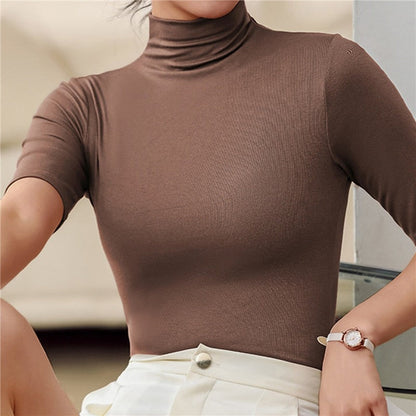 Helena - Damen-Rollkragenpullover - Slim Fit & Modisch