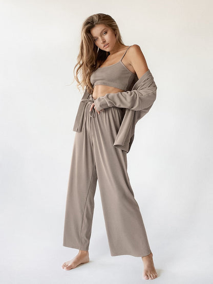 Violettes 3-teiliges Set | Elegant und komfortabel