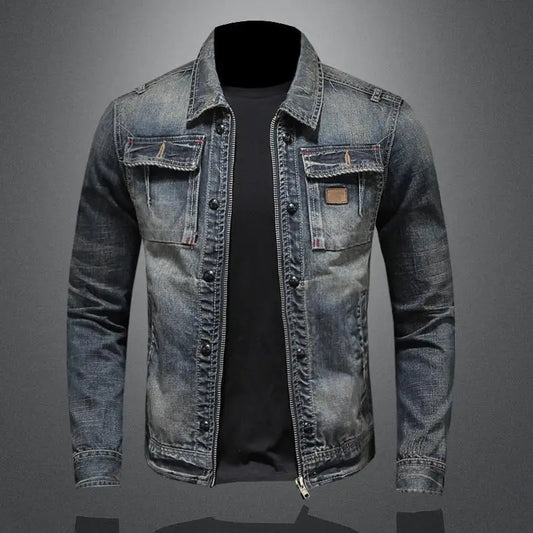Carl™ | Retro-Jeansjacke