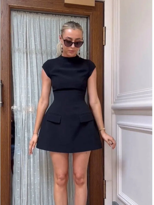 Tilly - Minikleid in A-Linie mit Taschen
